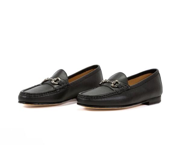 Jay Butler Millbank Bit Loafer Black Leather with Silver Tone Bit 11.5 New main image 5